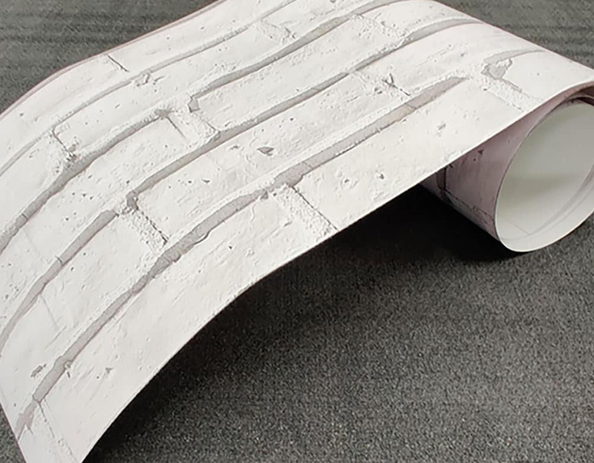 White Bricks μπορντούρα προστασίας τοίχων κουζίνας (67115)