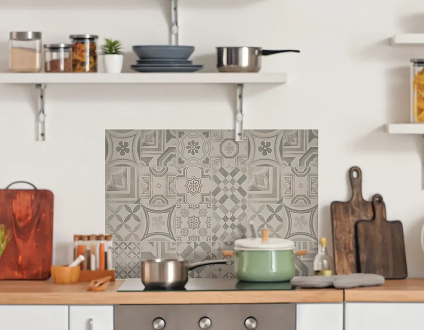 Tuscany Tiles προστασία τοίχου εστιών κουζίνας (67284)