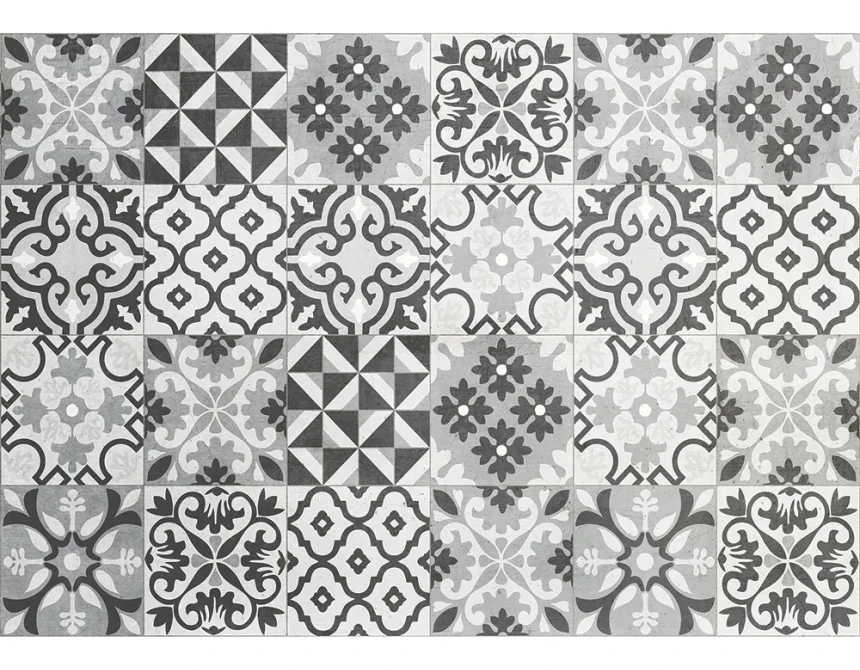 Grey Cementines πλάτη τοίχου κουζίνας (67285)