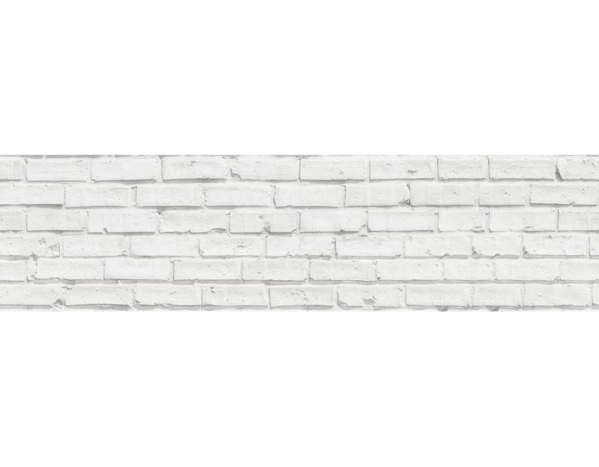 White Bricks πλάτη προστασίας τοίχων κουζίνας και μπάνιου (67319)