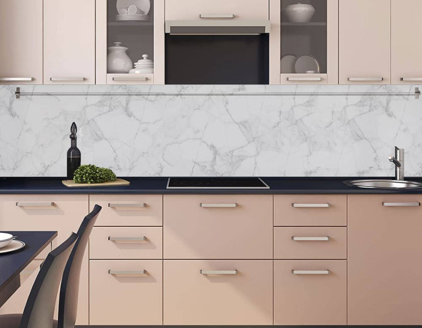 White Marble XL πλάτη προστασίας τοίχων κουζίνας και μπάνιου (67607)