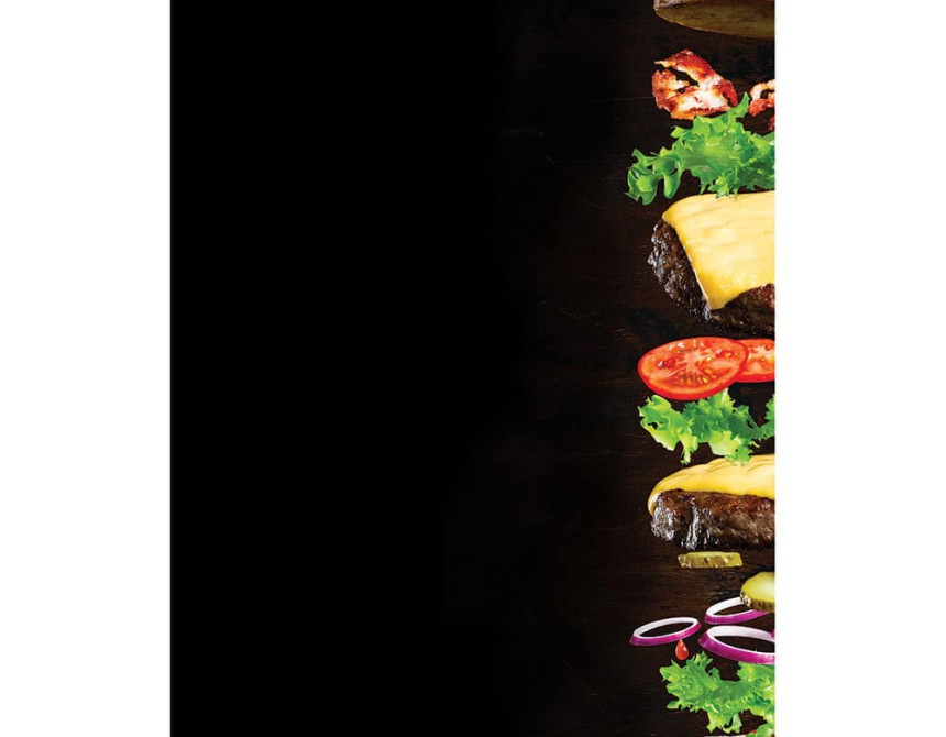 Hamburger μαυροπίνακας Plexi Fun L (71004)