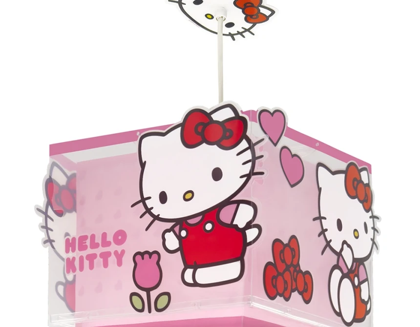 Hello Kitty κρεμαστό παιδικό φωτιστικό οροφής (73262)