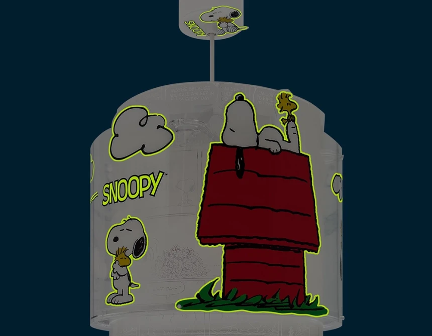 Snoopy κρεμαστό παιδικό φωτιστικό οροφής (76302)