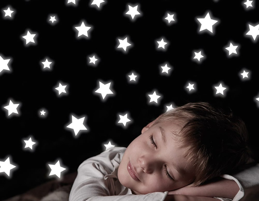 Stars φωσφορίζοντα αυτοκόλλητα τοίχου S (77223)