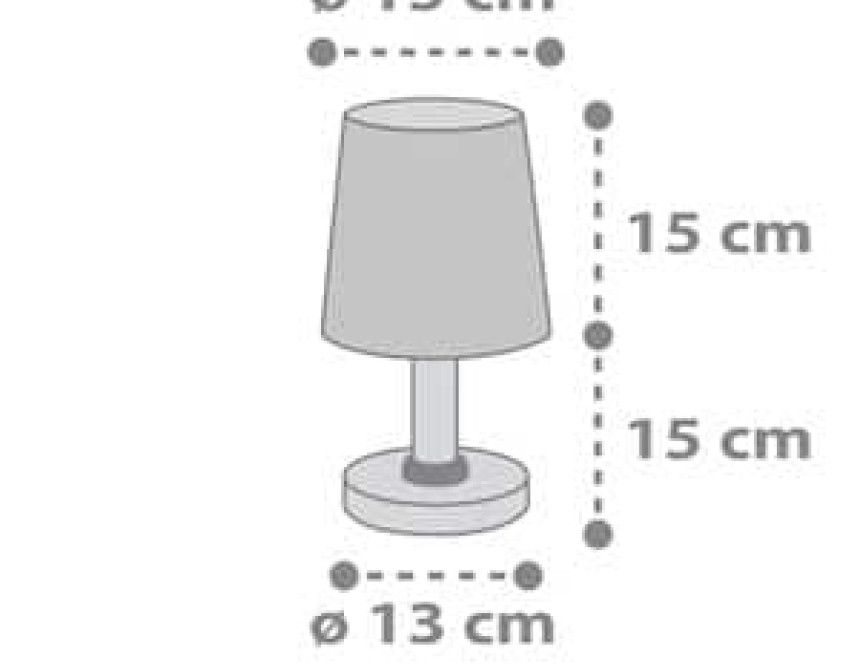 Starlight White κομοδίνου φωτιστικό (82211B)