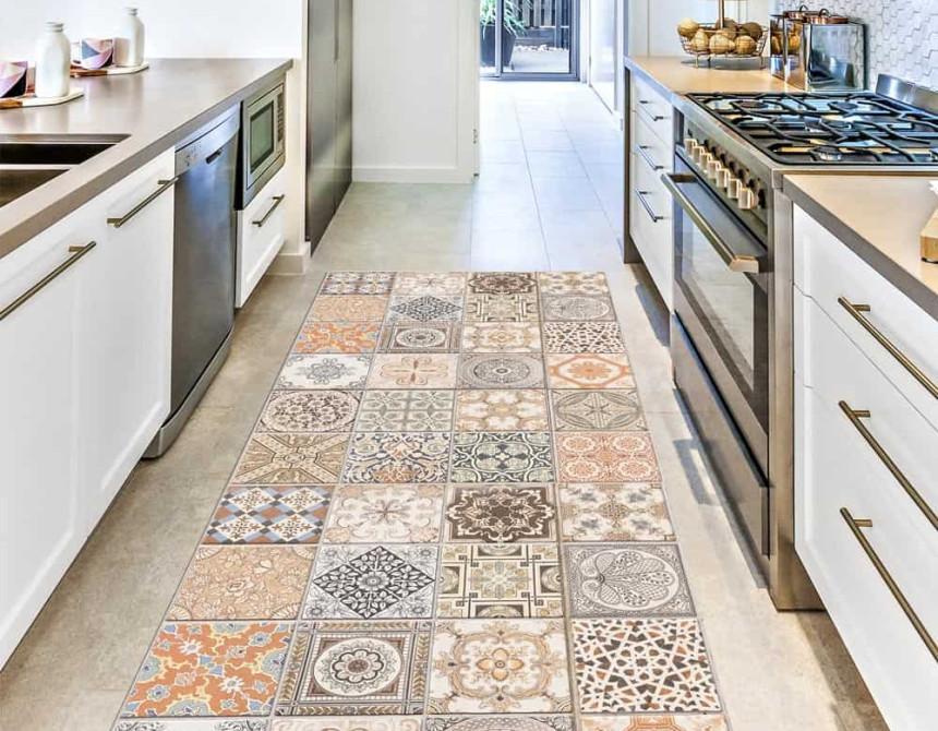 Persian Tiles - L διάδρομος βινυλίου (83126)
