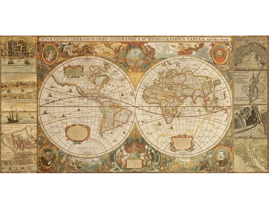 Ancient Map επιτραπέζιο πατάκι γραφείου (84111)