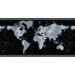 Black Map επιτραπέζιο πατάκι γραφείου (84117)
