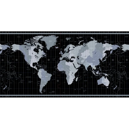 Black Map επιτραπέζιο πατάκι γραφείου (84117)