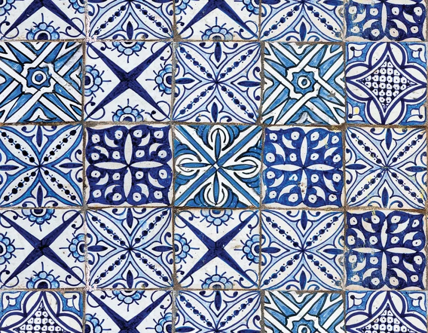 Light Blue Azulejos easy πάνελ προστασίας (87104)