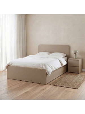 Ημίδιπλο Κρεβάτι NEST (για στρώμα 100x200cm) Cappuccino