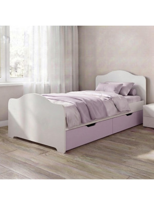 Κρεβάτι Καμέλια Μονό Ξύλο για στρώμα 90x190cm