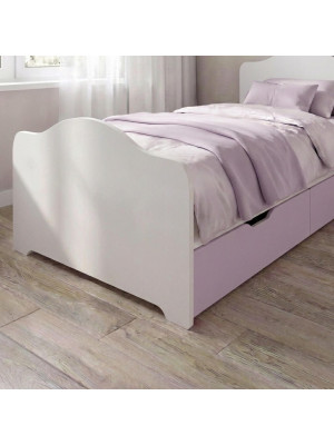 Κρεβάτι Καμέλια Μονό Ξύλο για στρώμα 90x190cm