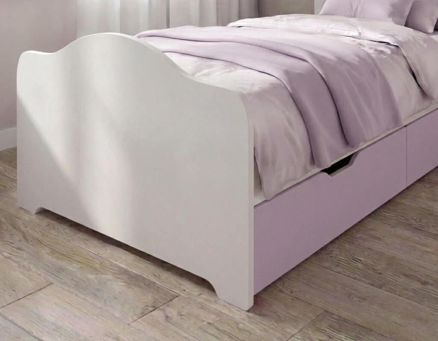 Κρεβάτι Καμέλια Μονό Ξύλο για στρώμα 90x190cm
