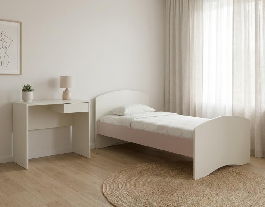 Κρεβάτι μονό Φένια για στρώμα 90x190cm