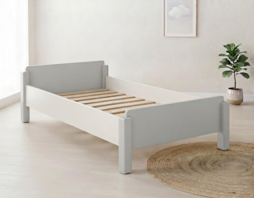 Κρεβάτι νηπίων στοιβαζόμενο για στρώμα 60x120cm Μπλε