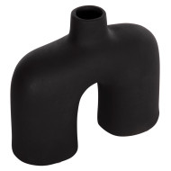 ΕΠΙΤΡΑΠΕΖΙΟ ΚΕΡΑΜΙΚΟ ΔΙΑΚΟΣΜΗΤΙΚΟ GLAΖΕ HM4600.02 ΜΑΥΡΟ ΜΑΤ 27x9x23Υεκ