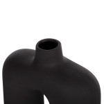 ΕΠΙΤΡΑΠΕΖΙΟ ΚΕΡΑΜΙΚΟ ΔΙΑΚΟΣΜΗΤΙΚΟ GLAΖΕ HM4600.02 ΜΑΥΡΟ ΜΑΤ 27x9x23Υεκ
