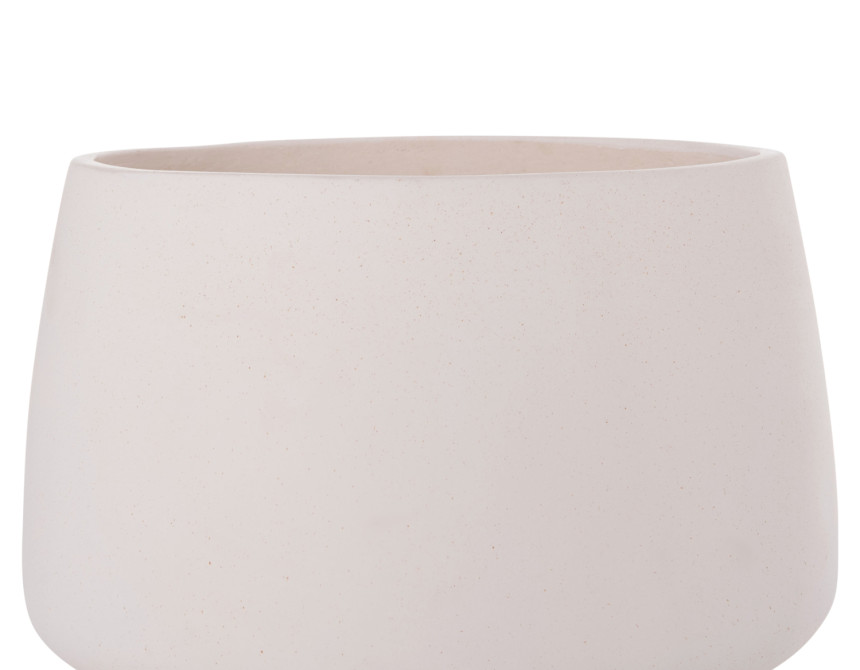 ΓΛΑΣΤΡΑ ΕΣ.ΧΩΡΟΥ FRELLO HM4674.02L ΛΕΥΚΟ FIBER CEMENT--TEAK ΒΑΣΗ 29x29x23,5Υεκ.