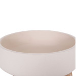 ΓΛΑΣΤΡΑ ΕΣ.ΧΩΡΟΥ FRELLO HM4674.02M ΛΕΥΚΟ FIBER CEMENT--TEAK ΒΑΣΗ 27x26,5x12Υεκ.