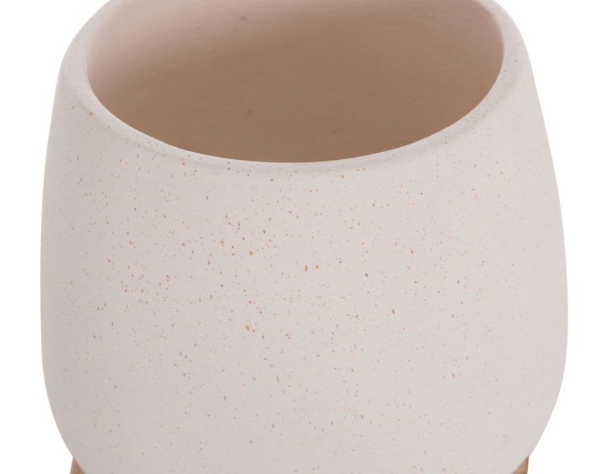 ΓΛΑΣΤΡΑ ΕΣ.ΧΩΡΟΥ FRELLO HM4674.02S ΛΕΥΚΟ FIBER CEMENT--TEAK ΒΑΣΗ 14,5x14,5x16Υεκ.