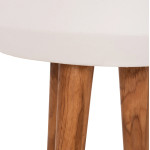 ΓΛΑΣΤΡΑ ΕΣΩΤ.ΧΩΡΟΥ QUAN HM4680.02L FIBER CEMENT ΛΕΥΚΟ--ΒΑΣΗ TEAK Φ40x85Υεκ