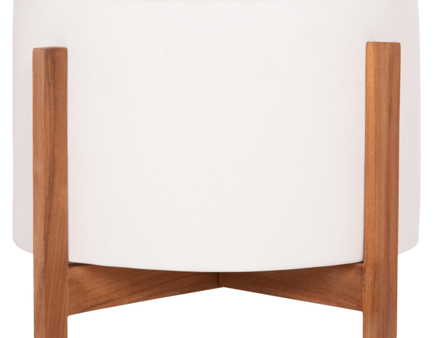 ΓΛΑΣΤΡΑ ΕΣΩΤ.ΧΩΡΟΥ HOFF HM4682.02L FIBER CEMENT ΛΕΥΚΟ-TEAK ΒΑΣΗ Φ50x35Υεκ