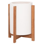 ΓΛΑΣΤΡΑ ΕΣΩΤ.ΧΩΡΟΥ HOFF HM4682.02S FIBER CEMENT ΛΕΥΚΟ-TEAK ΒΑΣΗ Φ31x43Υεκ