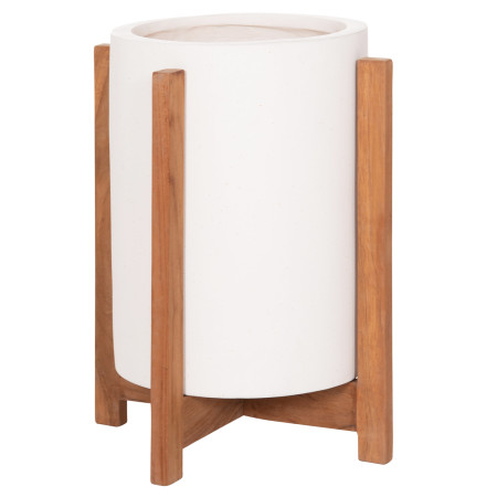 ΓΛΑΣΤΡΑ ΕΣΩΤ.ΧΩΡΟΥ HOFF HM4682.02S FIBER CEMENT ΛΕΥΚΟ-TEAK ΒΑΣΗ Φ31x43Υεκ