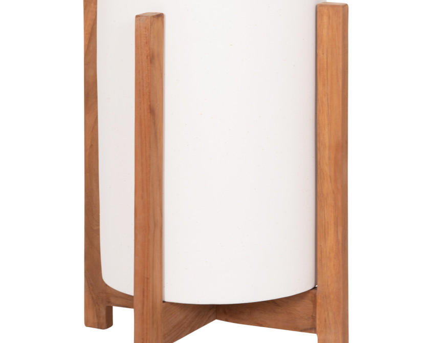 ΓΛΑΣΤΡΑ ΕΣΩΤ.ΧΩΡΟΥ HOFF HM4682.02S FIBER CEMENT ΛΕΥΚΟ-TEAK ΒΑΣΗ Φ31x43Υεκ
