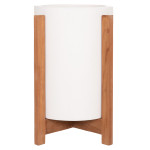 ΓΛΑΣΤΡΑ ΕΣΩΤ.ΧΩΡΟΥ HOFF HM4682.02S FIBER CEMENT ΛΕΥΚΟ-TEAK ΒΑΣΗ Φ31x43Υεκ
