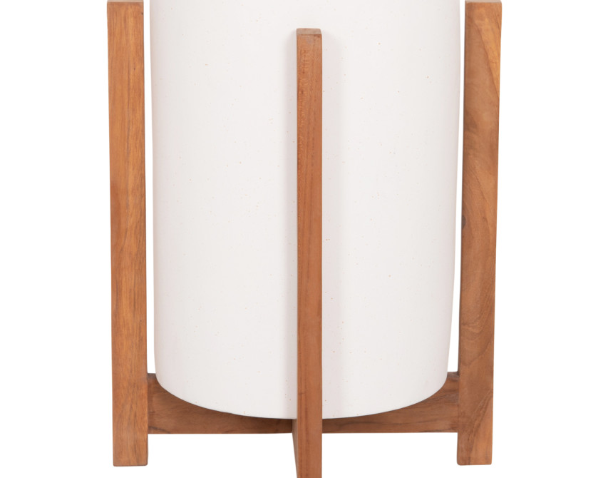 ΓΛΑΣΤΡΑ ΕΣΩΤ.ΧΩΡΟΥ HOFF HM4682.02S FIBER CEMENT ΛΕΥΚΟ-TEAK ΒΑΣΗ Φ31x43Υεκ