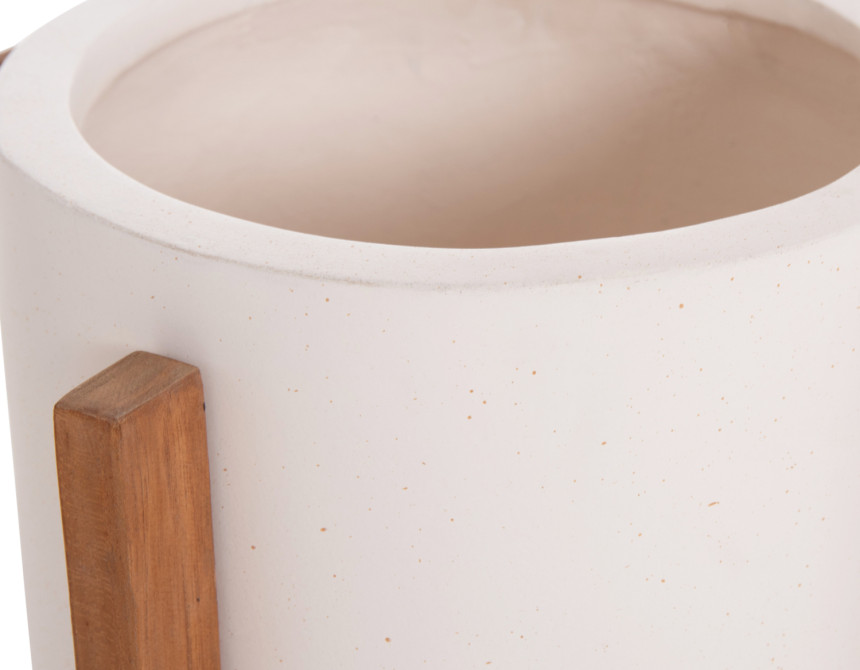 ΓΛΑΣΤΡΑ ΕΣΩΤ.ΧΩΡΟΥ HOFF HM4682.02S FIBER CEMENT ΛΕΥΚΟ-TEAK ΒΑΣΗ Φ31x43Υεκ