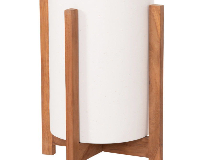 ΓΛΑΣΤΡΑ ΕΣΩΤ.ΧΩΡΟΥ HOFF HM4682.02S FIBER CEMENT ΛΕΥΚΟ-TEAK ΒΑΣΗ Φ31x43Υεκ