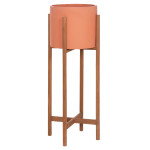ΓΛΑΣΤΡΑ ΕΣΩΤ.ΧΩΡΟΥ RENTIL HM4684.08L FIBER CEMENT ΧΡΩΜΑ ΤΕΡΑΚΟΤΑ--ΒΑΣΗ TEAK Φ25x65Υ