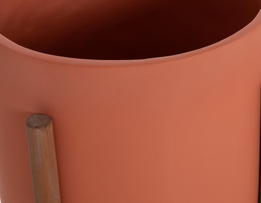 ΓΛΑΣΤΡΑ ΕΣΩΤ.ΧΩΡΟΥ RENTIL HM4684.08L FIBER CEMENT ΧΡΩΜΑ ΤΕΡΑΚΟΤΑ--ΒΑΣΗ TEAK Φ25x65Υ
