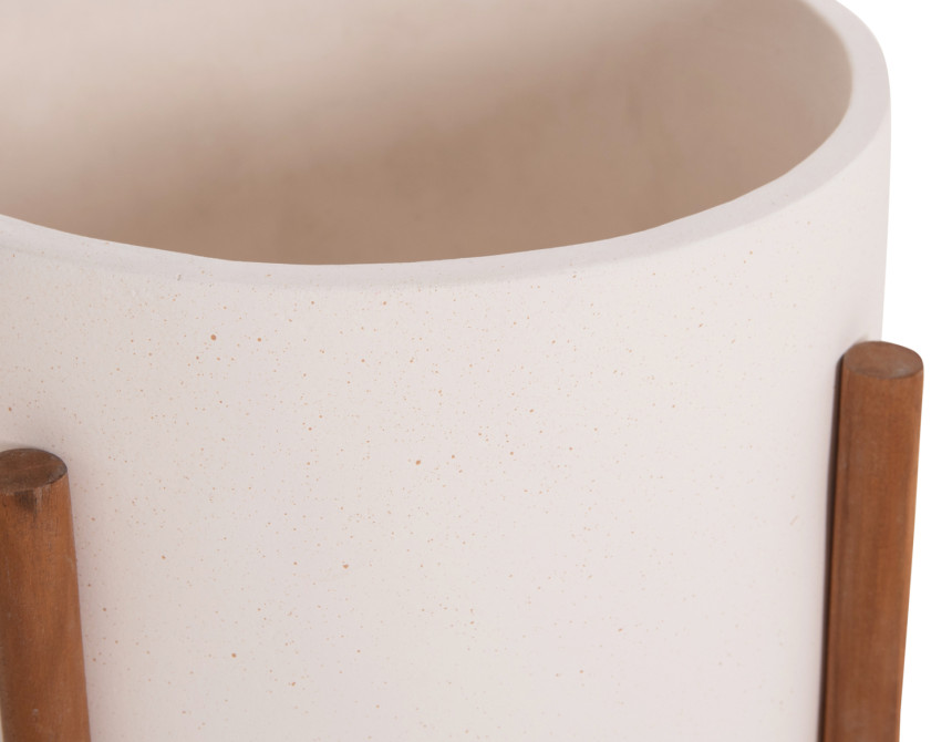 ΓΛΑΣΤΡΑ ΕΣΩΤ.ΧΩΡΟΥ RENTIL HM4684.02L FIBER CEMENT ΧΡΩΜΑ ΛΕΥΚΟ--ΒΑΣΗ TEAK Φ25x65Υεκ