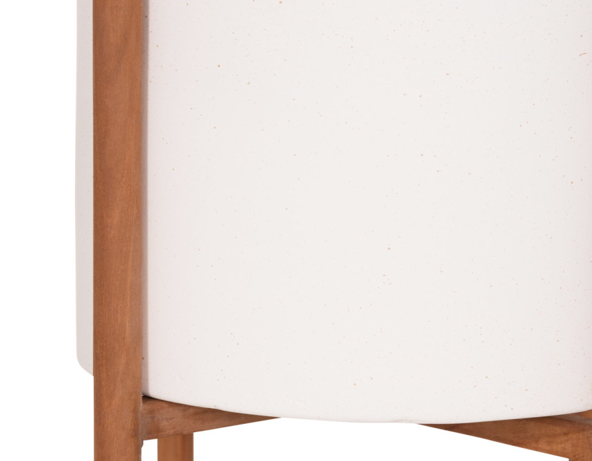 ΓΛΑΣΤΡΑ ΕΣΩΤ.ΧΩΡΟΥ RENTIL HM4684.02L FIBER CEMENT ΧΡΩΜΑ ΛΕΥΚΟ--ΒΑΣΗ TEAK Φ25x65Υεκ