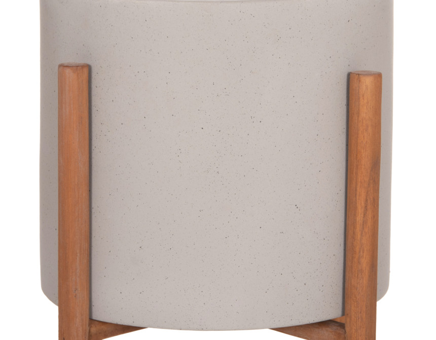 ΓΛΑΣΤΡΑ ΕΣΩΤ.ΧΩΡΟΥ RENTIL HM4684.03L FIBER CEMENT ΧΡΩΜΑ ΓΚΡΙ--ΒΑΣΗ TEAK Φ25x65Υ