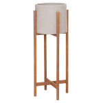 ΓΛΑΣΤΡΑ ΕΣΩΤ.ΧΩΡΟΥ RENTIL HM4684.03L FIBER CEMENT ΧΡΩΜΑ ΓΚΡΙ--ΒΑΣΗ TEAK Φ25x65Υ