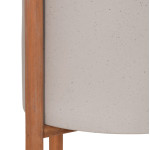 ΓΛΑΣΤΡΑ ΕΣΩΤ.ΧΩΡΟΥ RENTIL HM4684.03L FIBER CEMENT ΧΡΩΜΑ ΓΚΡΙ--ΒΑΣΗ TEAK Φ25x65Υ