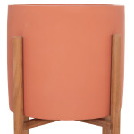 ΓΛΑΣΤΡΑ ΕΣΩΤ.ΧΩΡΟΥ RENTIL HM4684.08S FIBER CEMENT ΧΡΩΜΑ ΤΕΡΑΚΟΤΑ--ΒΑΣΗ TEAK Φ25x55Υ