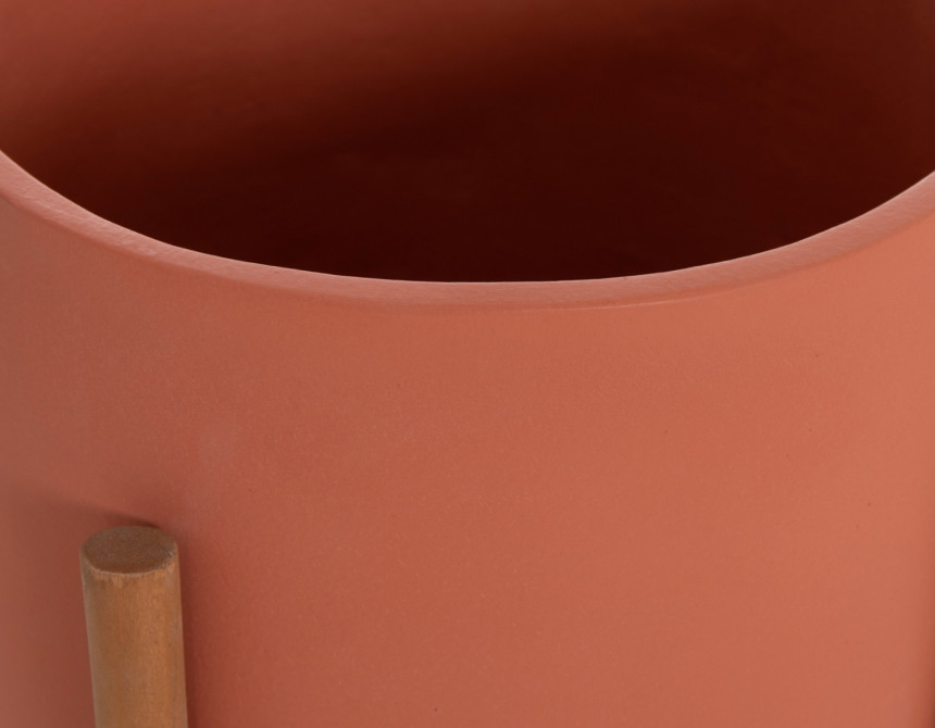 ΓΛΑΣΤΡΑ ΕΣΩΤ.ΧΩΡΟΥ RENTIL HM4684.08S FIBER CEMENT ΧΡΩΜΑ ΤΕΡΑΚΟΤΑ--ΒΑΣΗ TEAK Φ25x55Υ