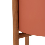 ΓΛΑΣΤΡΑ ΕΣΩΤ.ΧΩΡΟΥ RENTIL HM4684.08S FIBER CEMENT ΧΡΩΜΑ ΤΕΡΑΚΟΤΑ--ΒΑΣΗ TEAK Φ25x55Υ