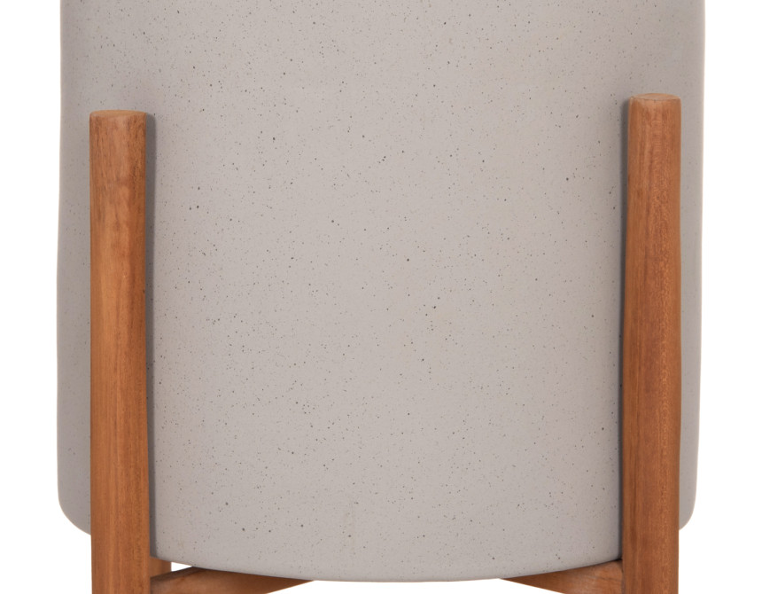 ΓΛΑΣΤΡΑ ΕΣΩΤ.ΧΩΡΟΥ RENTIL HM4684.03S FIBER CEMENT ΧΡΩΜΑ ΓΚΡΙ--ΒΑΣΗ TEAK Φ25x55Υ