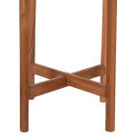 ΓΛΑΣΤΡΑ ΕΣΩΤ.ΧΩΡΟΥ RENTIL HM4684.03S FIBER CEMENT ΧΡΩΜΑ ΓΚΡΙ--ΒΑΣΗ TEAK Φ25x55Υ
