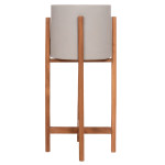 ΓΛΑΣΤΡΑ ΕΣΩΤ.ΧΩΡΟΥ RENTIL HM4684.03S FIBER CEMENT ΧΡΩΜΑ ΓΚΡΙ--ΒΑΣΗ TEAK Φ25x55Υ