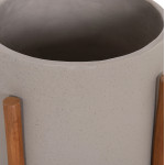 ΓΛΑΣΤΡΑ ΕΣΩΤ.ΧΩΡΟΥ RENTIL HM4684.03S FIBER CEMENT ΧΡΩΜΑ ΓΚΡΙ--ΒΑΣΗ TEAK Φ25x55Υ