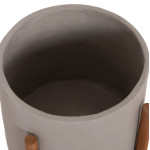 ΓΛΑΣΤΡΑ ΕΣΩΤ.ΧΩΡΟΥ RENTIL HM4684.03S FIBER CEMENT ΧΡΩΜΑ ΓΚΡΙ--ΒΑΣΗ TEAK Φ25x55Υ